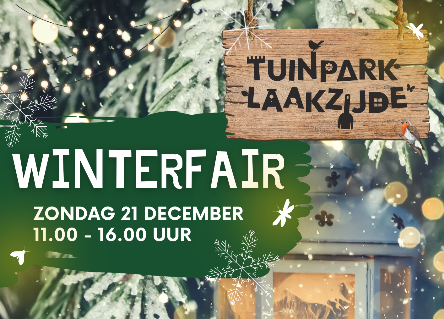 Winterfair georganiseerd door Tuinpark Laakzijde en gesteund door Gemeente Amersfoot