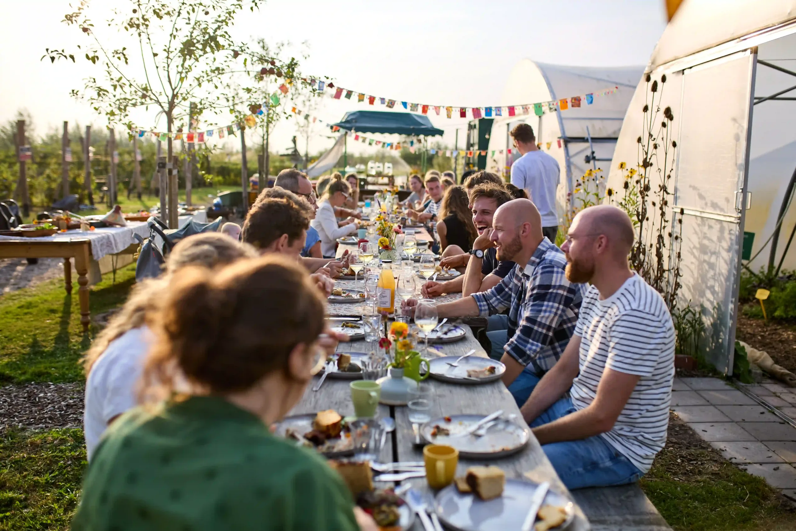 Tuinderij verhuur zomer diner