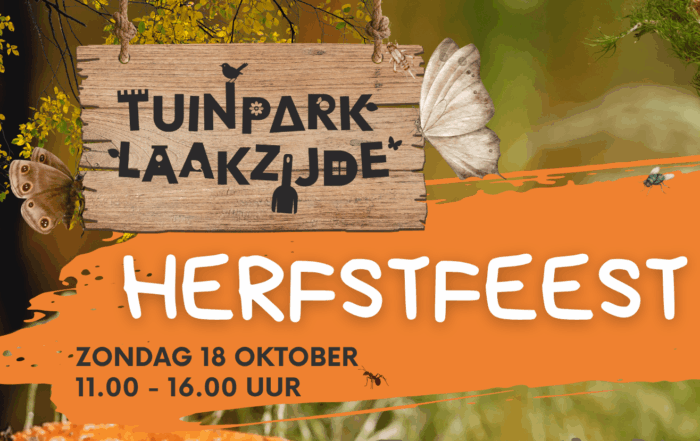 Herfstfeest op Tuinpark Laakzijde op zondag 18 oktober in Amersfoort.